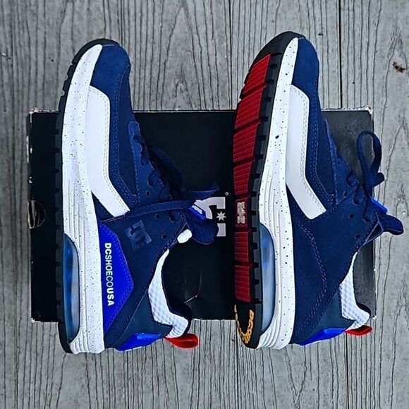 DC SHOE CO. VANDIUM SE MENS NAVY SNEAKER size 6 USA new in box - Picture 8 of 16